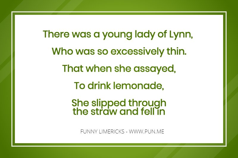 Limerick with funny story
