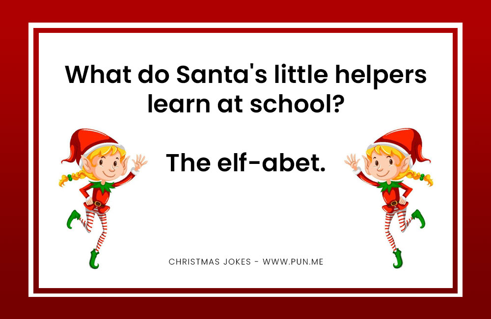 Joke about santas little helper